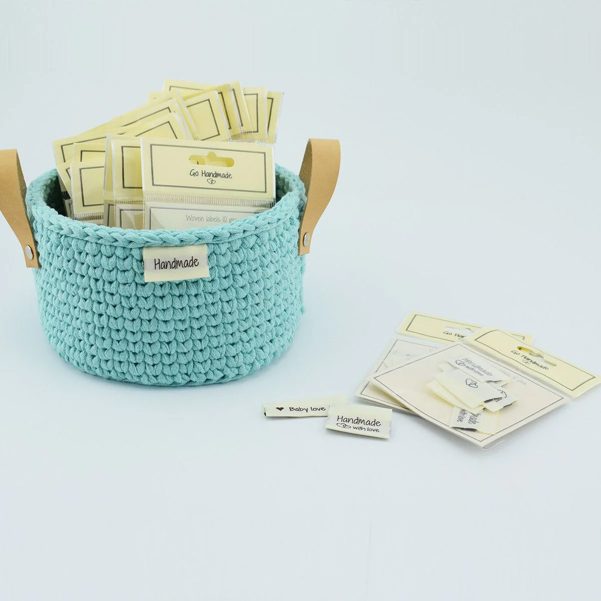 10 Labels - Handmade with love - 5 cm - Image 3