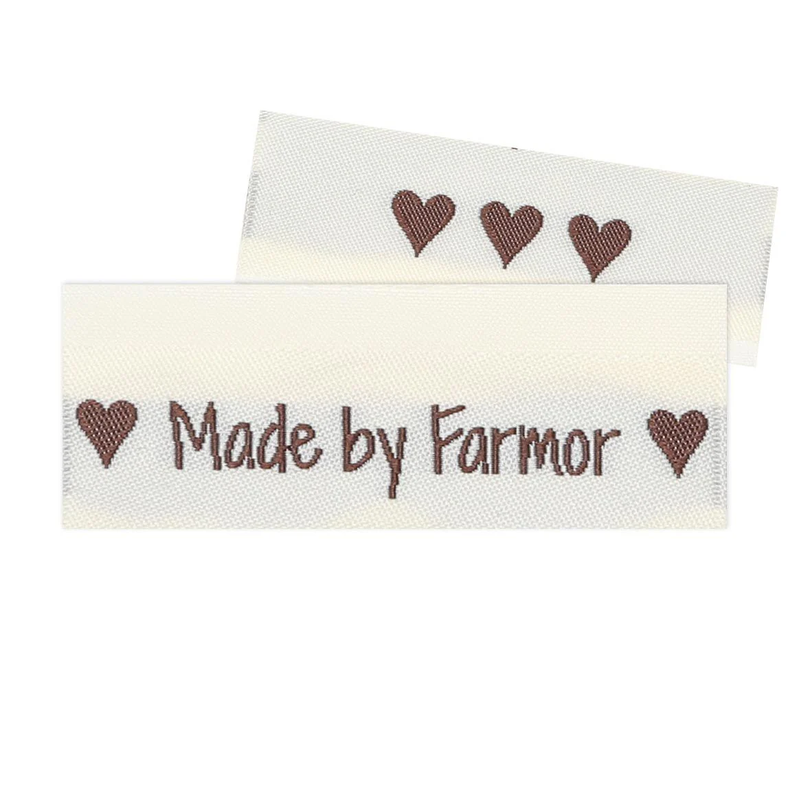 10 Labels - Made by Farmor - 5 cm - Sandfarget