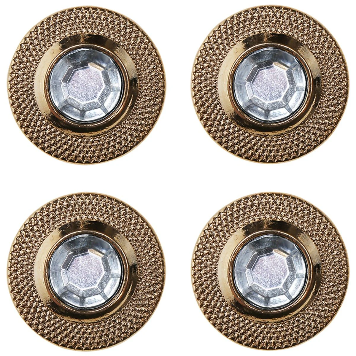 Blingknapper - 17 mm - 4 stk.