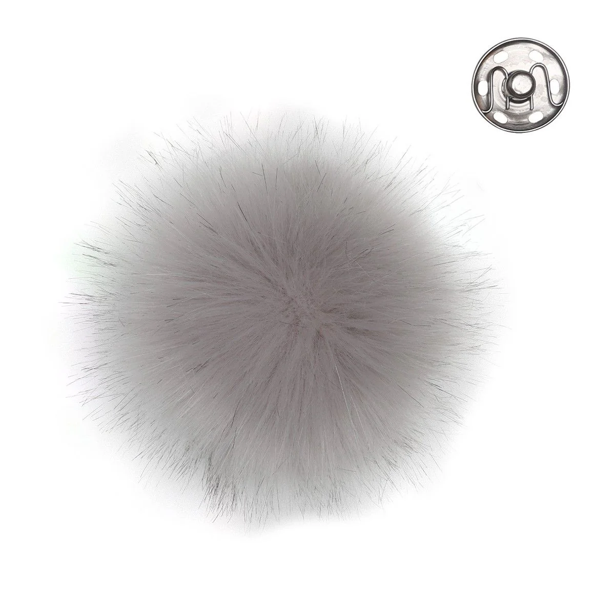 Pompon, Grå, small/10 cm