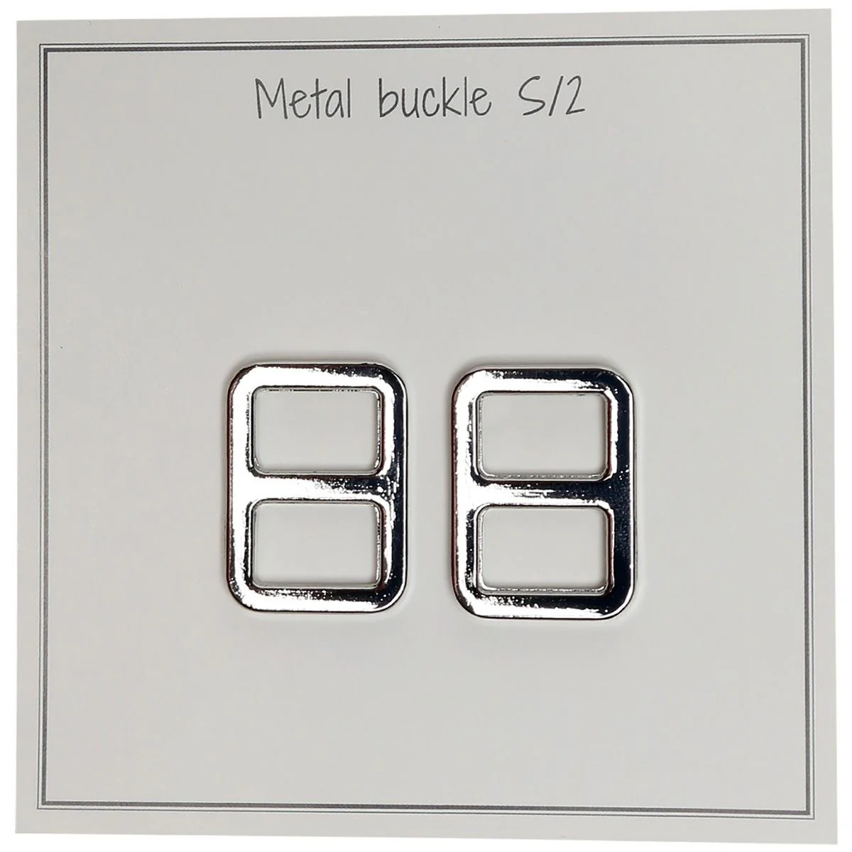 Metallspenne 25 x 19 mm - Flere farger