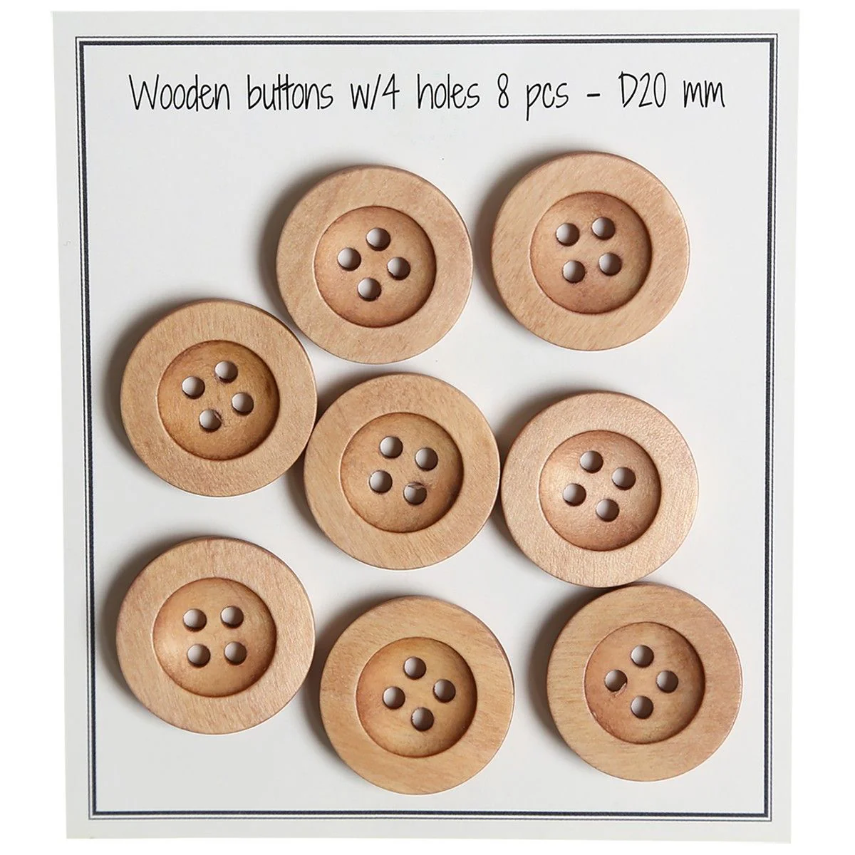 Treknapper - Round Groove - Lyse - Image 8