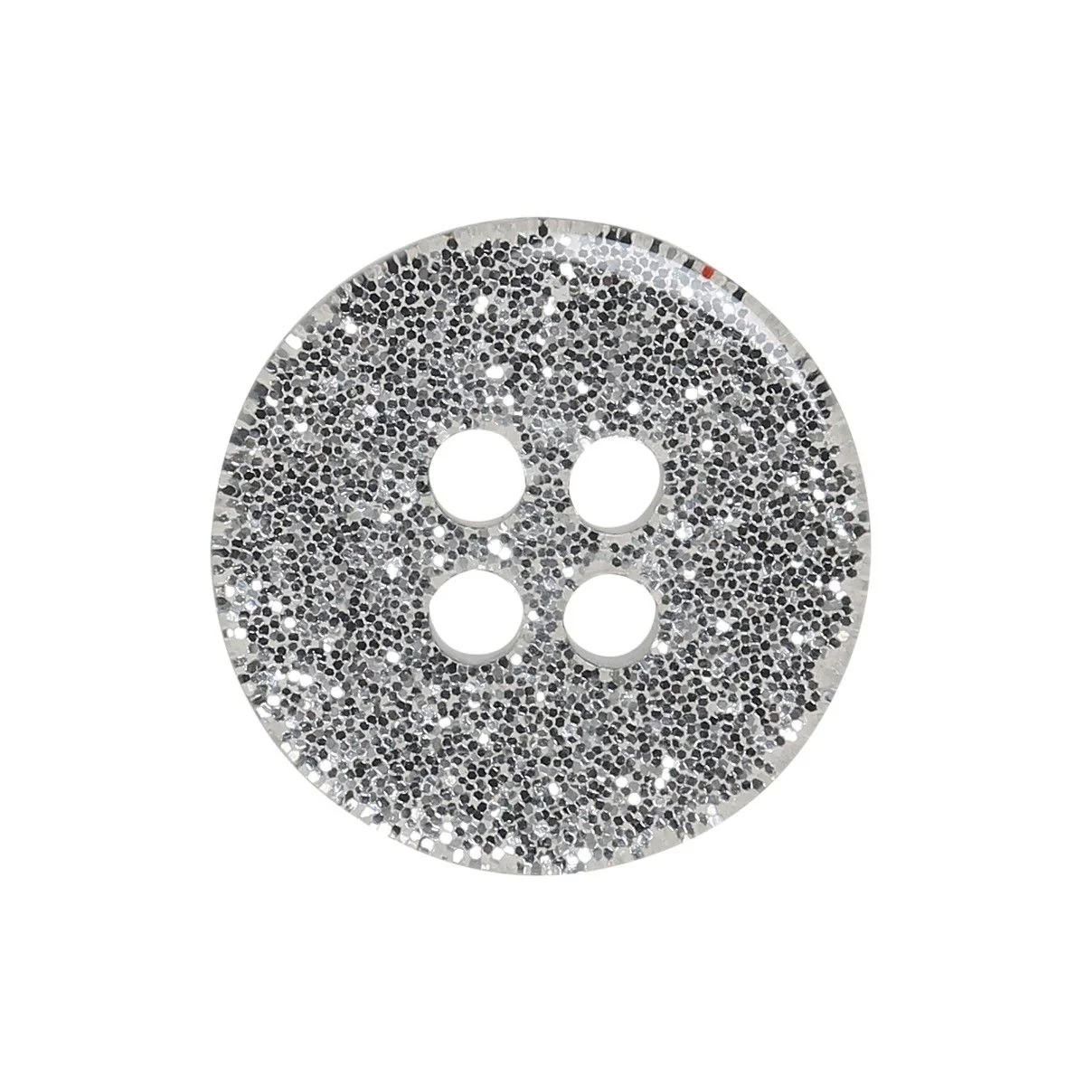 Glitterknapper - Sølv - Flere Størrelser - Image 2