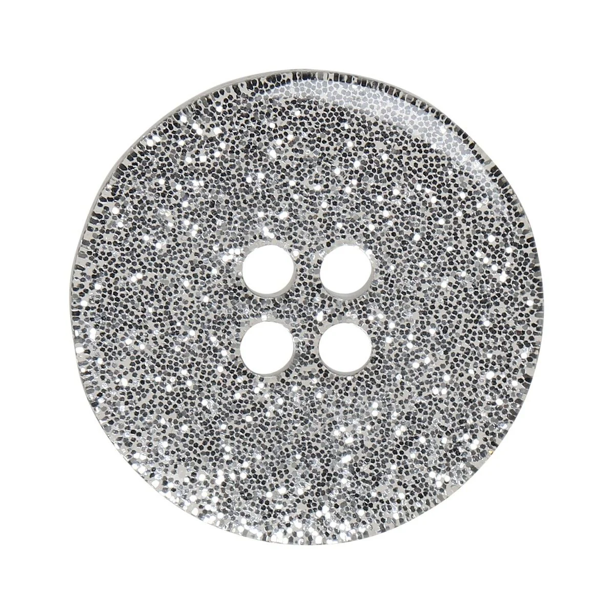 Glitterknapper - Sølv - Flere Størrelser - Image 3