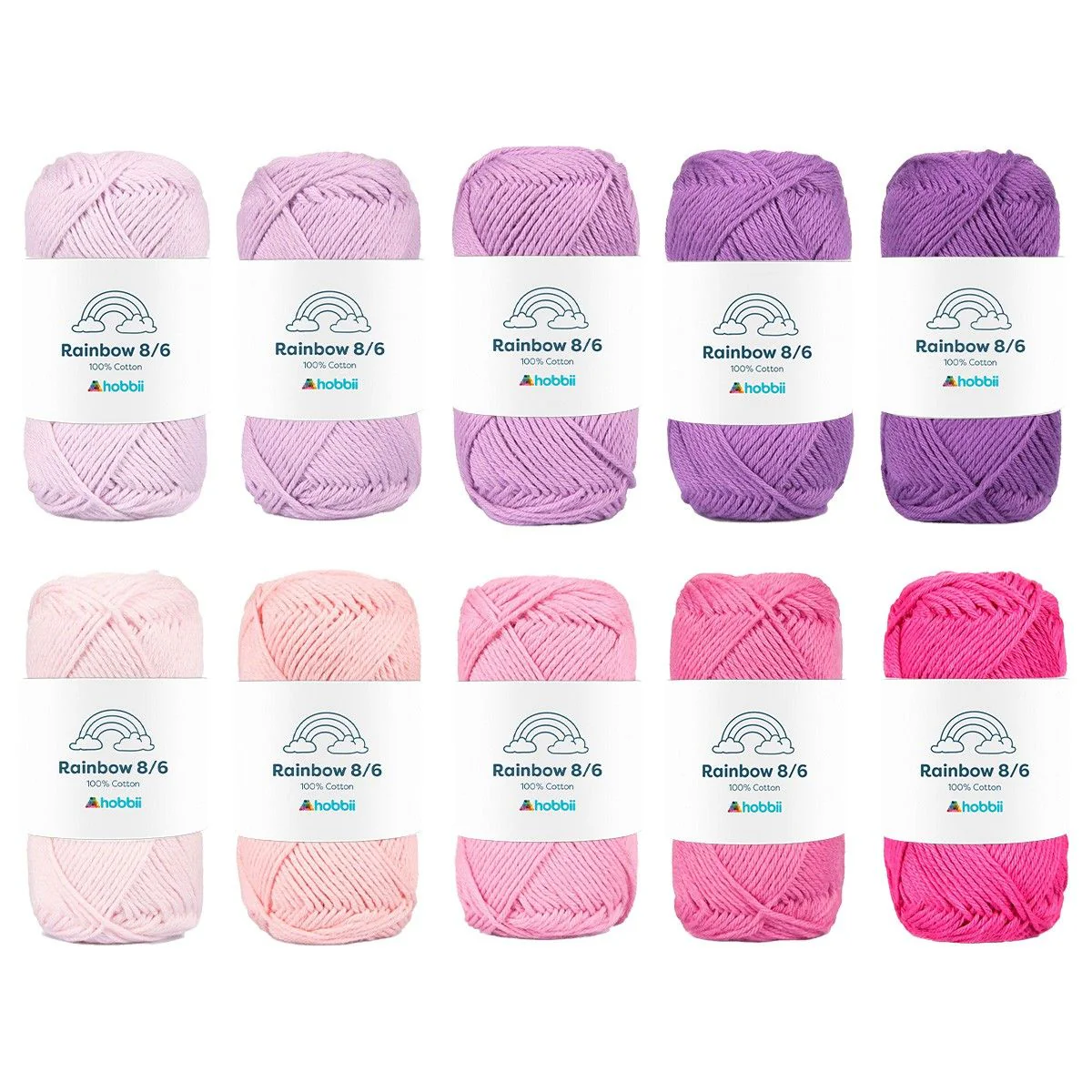 Rainbow Cotton 8/6 Color Pack - Image 13