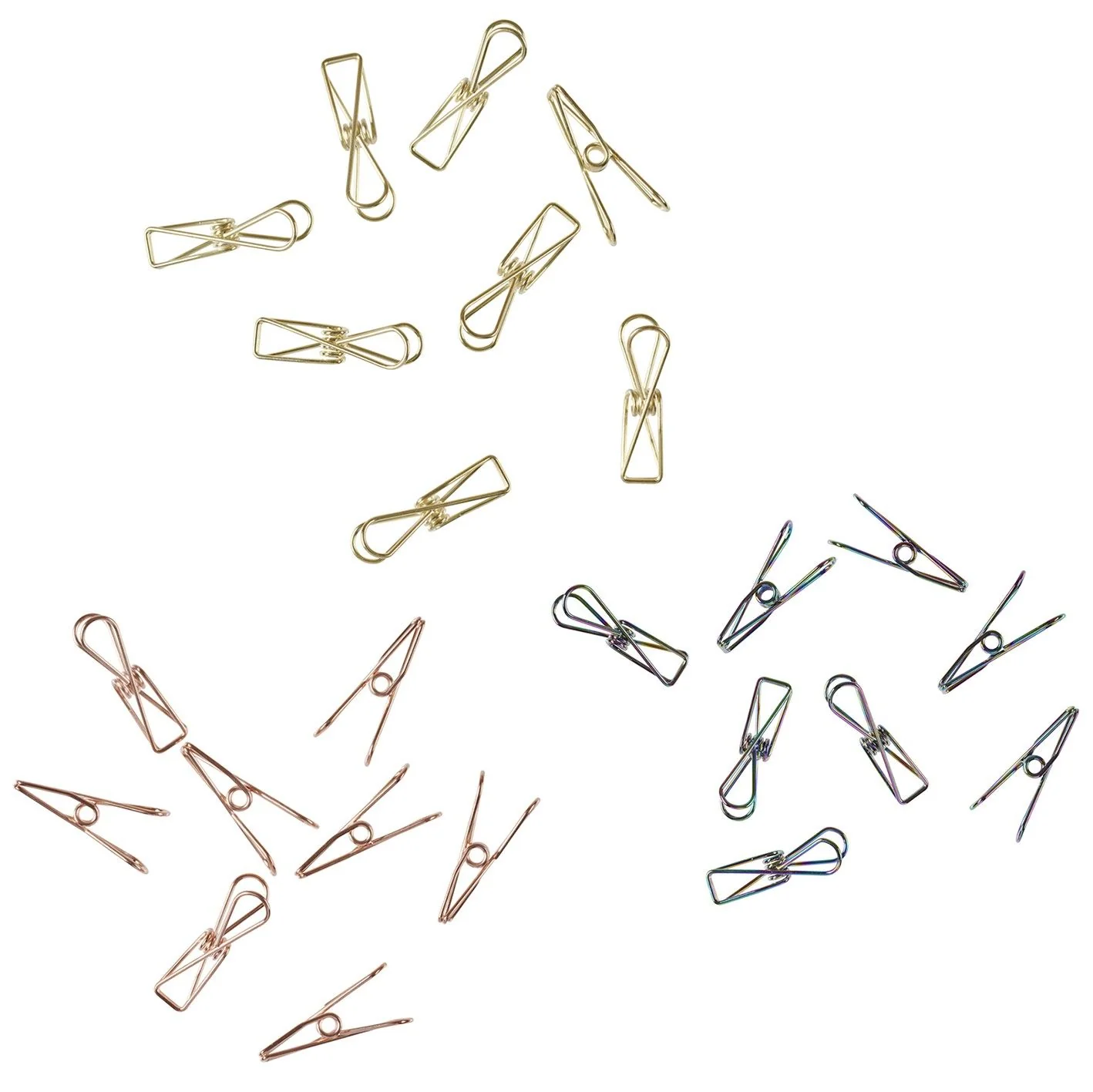 Klemmer i Metall - 8 stk.