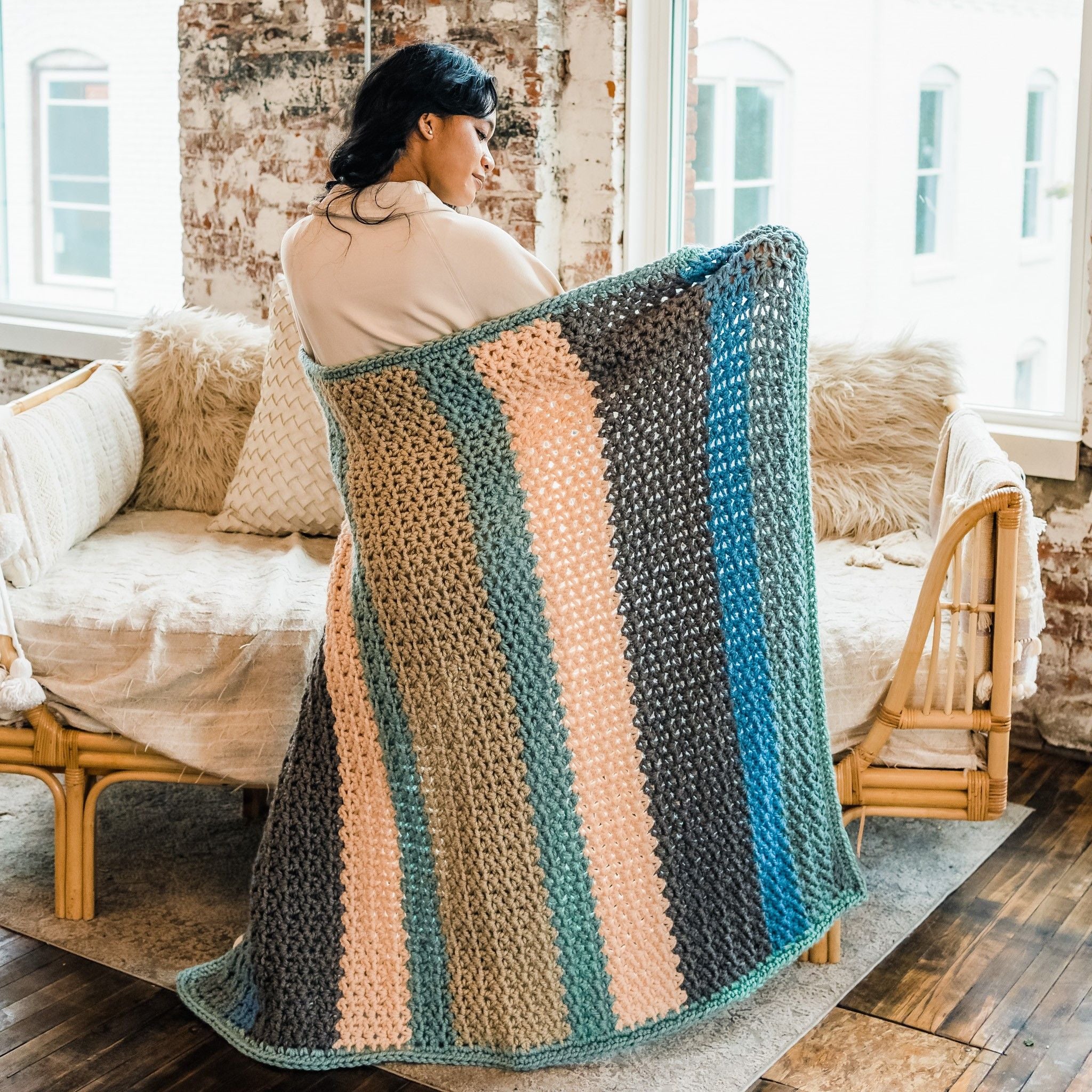 Sherbet Afghan - Teppe - Image 4