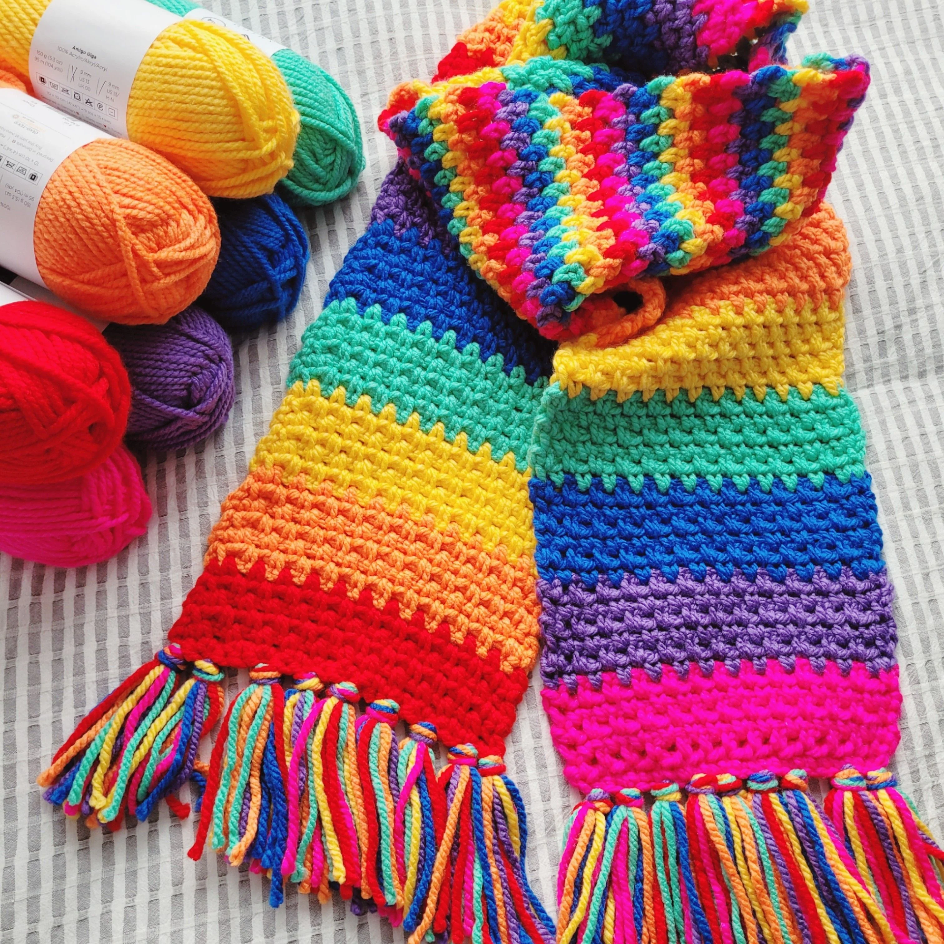 Chunky Rainbow - Skjerf