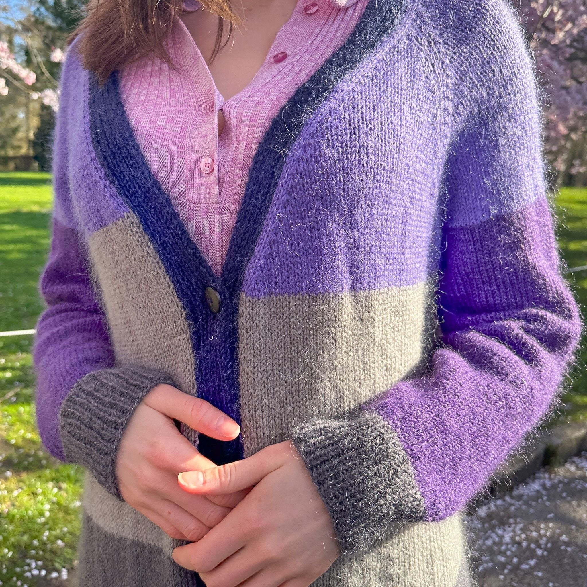 Brede Striber - Lang Cardigan - Image 6