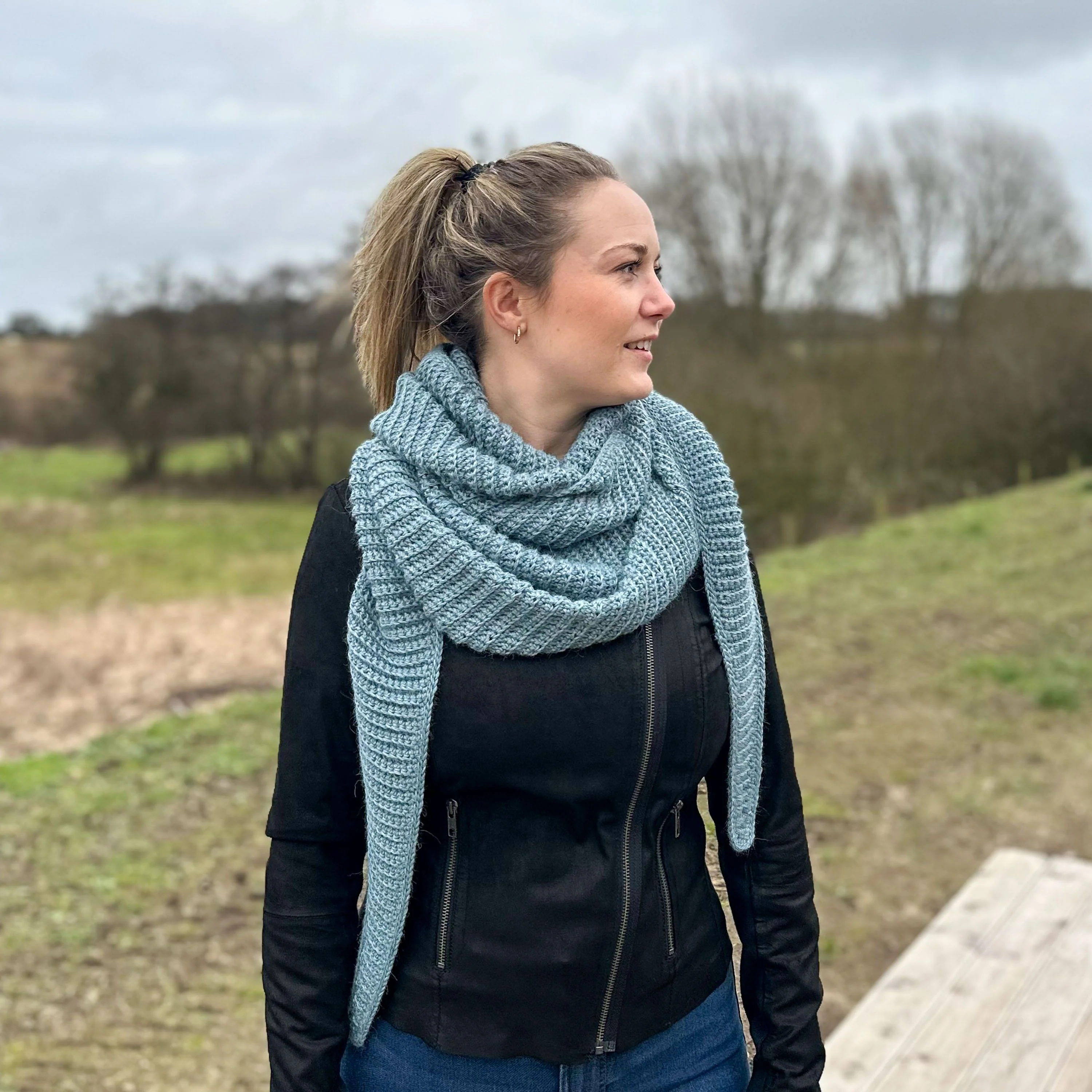 Simple Big Scarf - Skjerf - Image 5