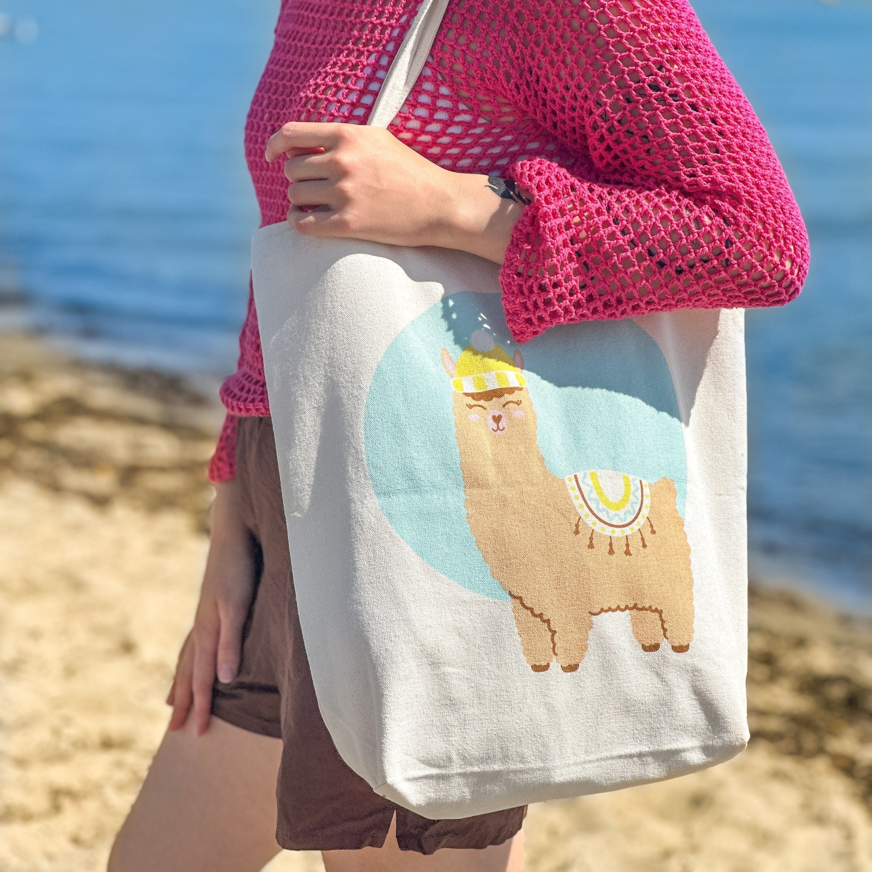 Canvas Shopper - Alpaca - Image 2
