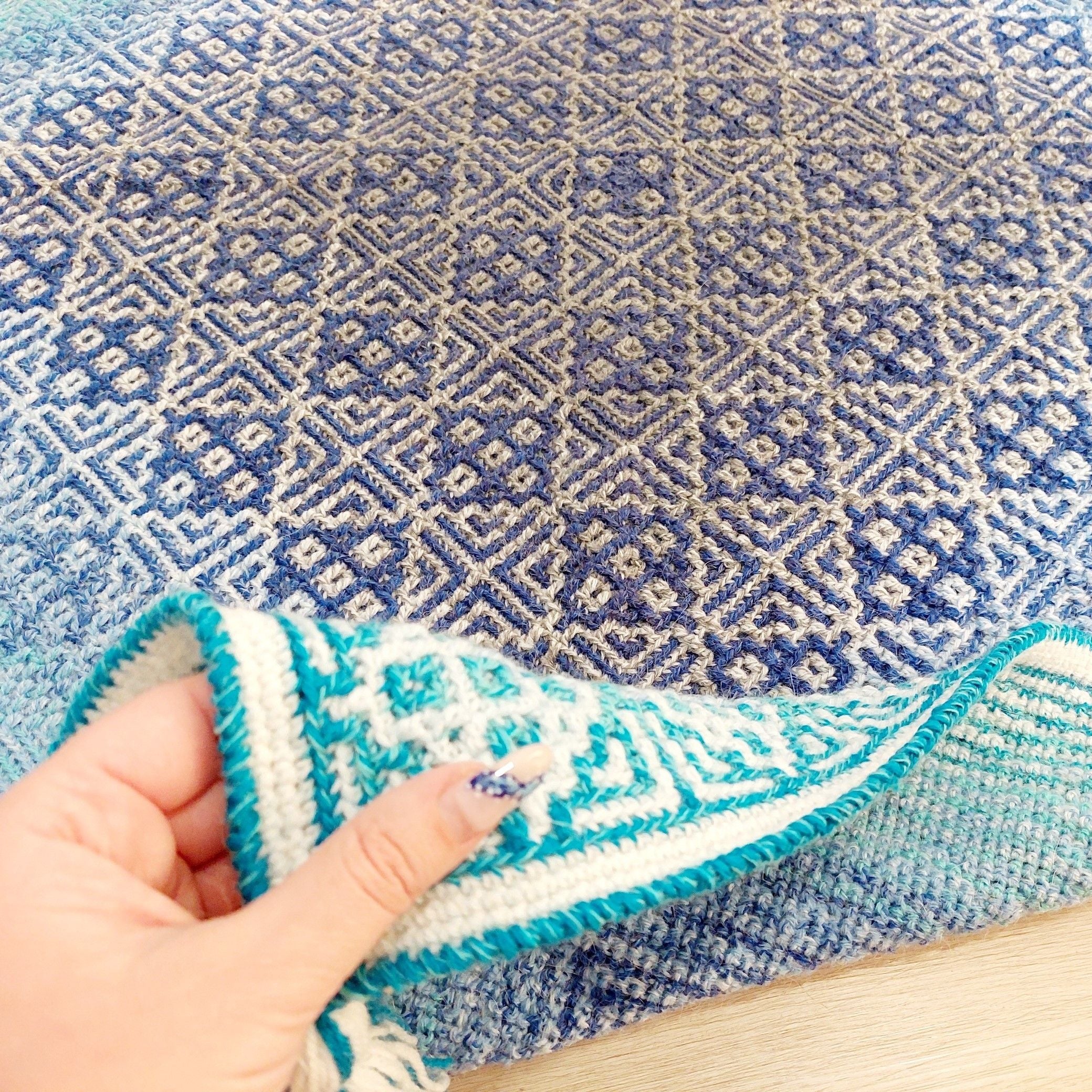 Sea Glass Mosaic - Blanket - Image 7