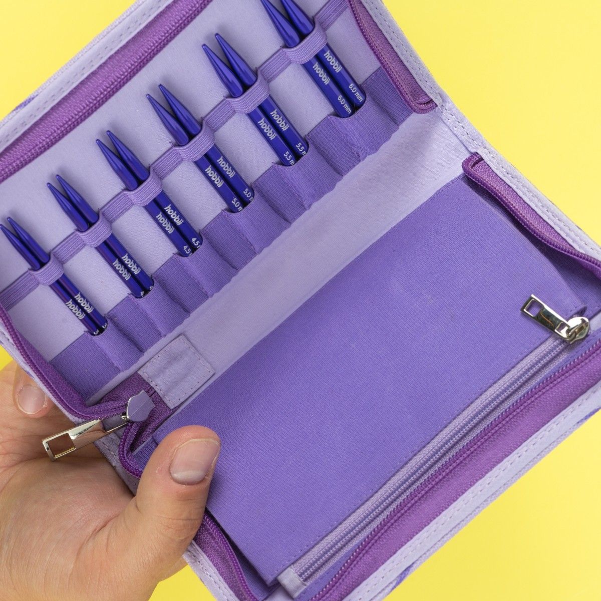 Stellar Korte Utskiftbart Rundpinnesett Essential - Amethyst - Image 2