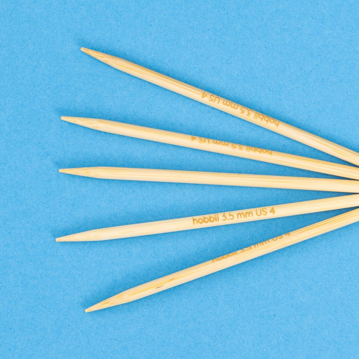 Bamboo Strømpepinne - 10 cm - Image 4