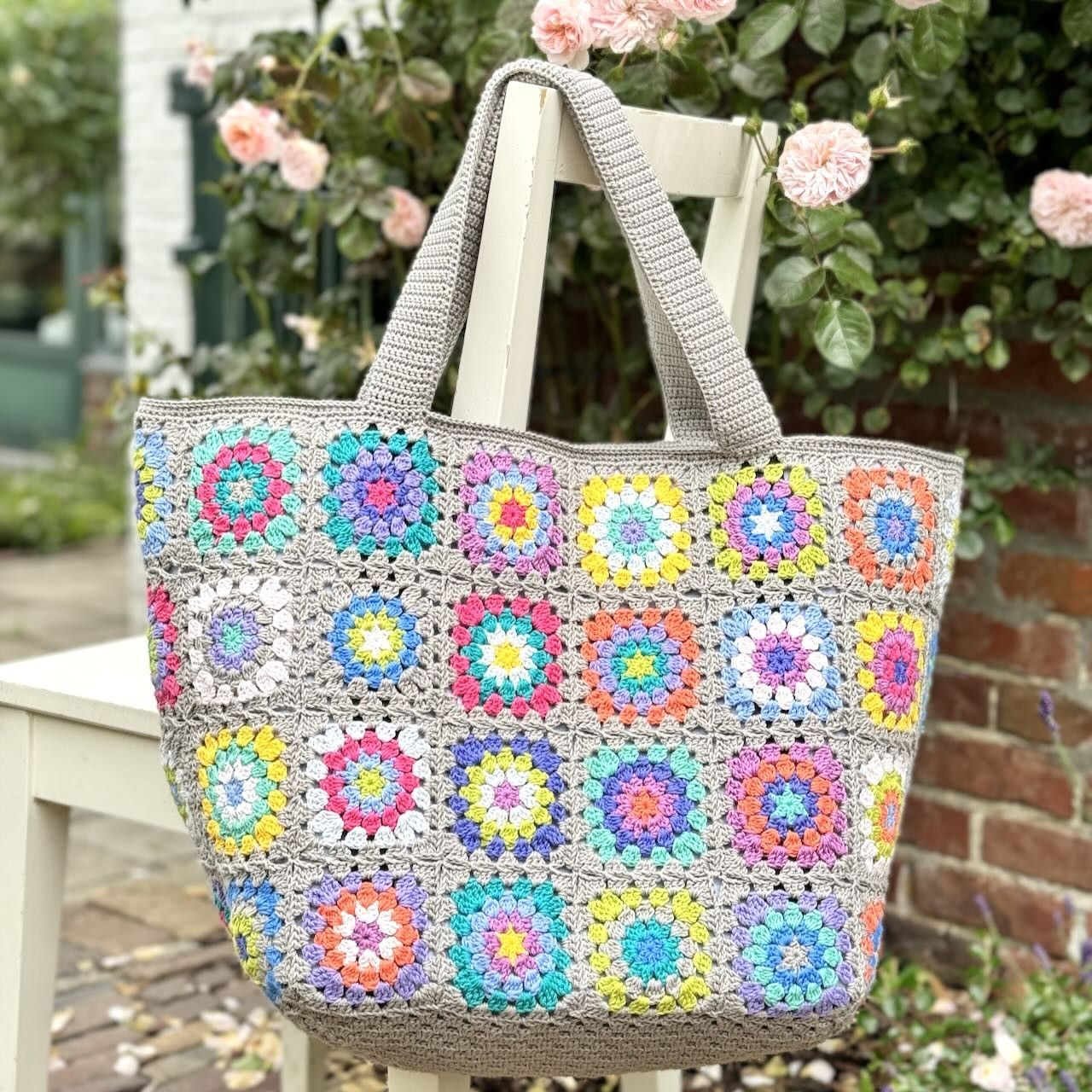 Flower Square - Veske - Image 3