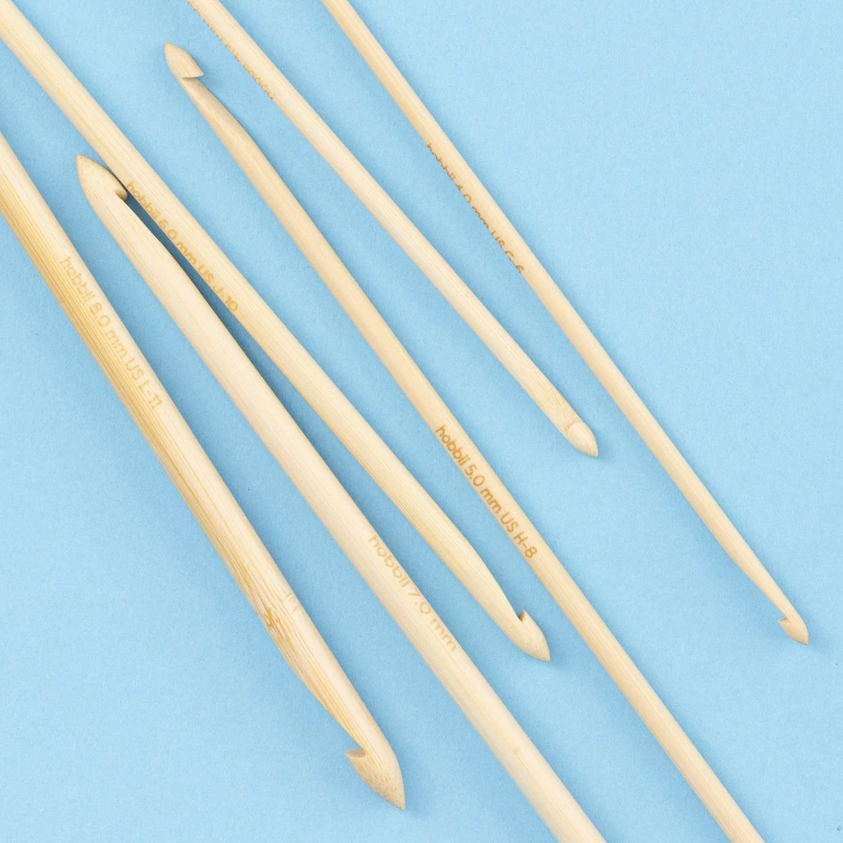 Bamboo Dobbel Tunesisk Heklenål - 20 cm - Image 3