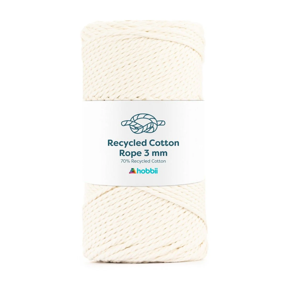 Recycled Cotton Rope (3 mm) - Image 8