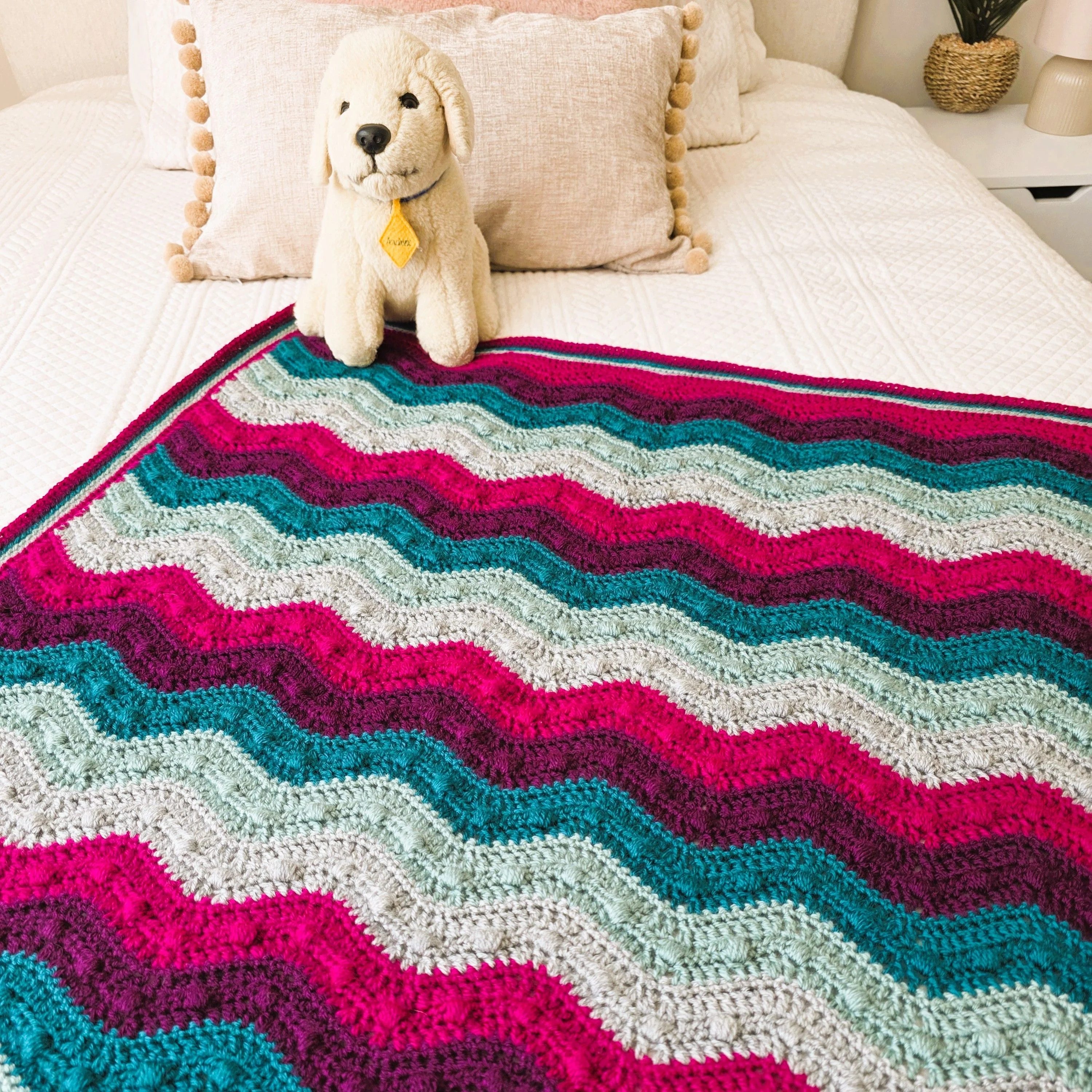 Gentle Ripples Bobble - Blanket - Image 3
