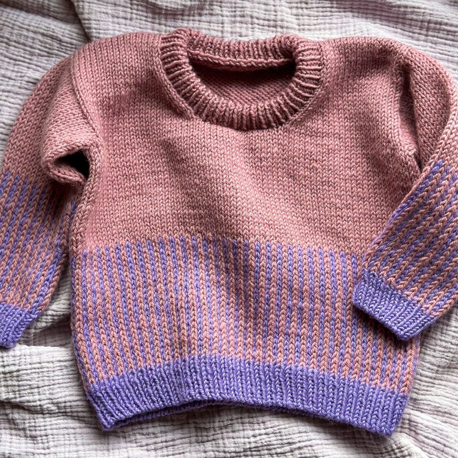 Easy Colour Mix Sweater Junior - Genser - Image 4
