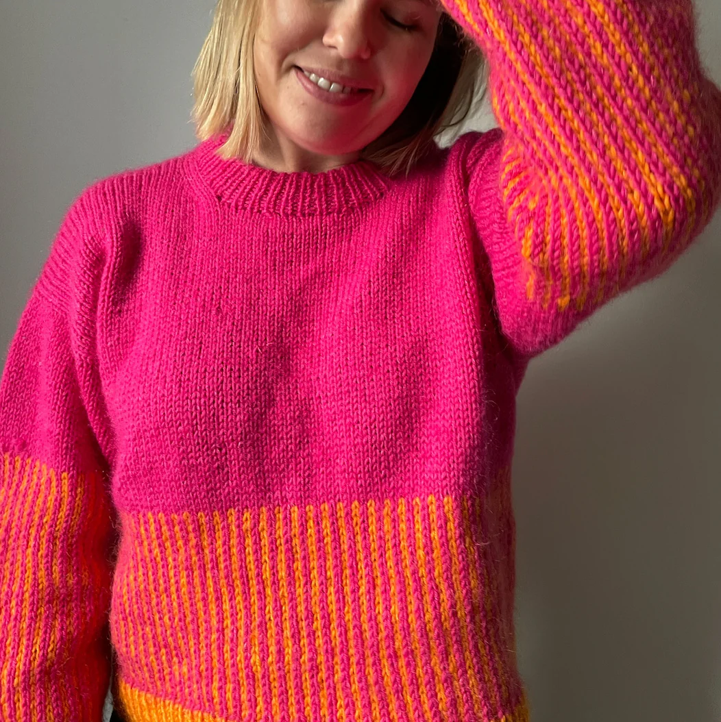 Easy Colour Mix Sweater - Genser - Image 4